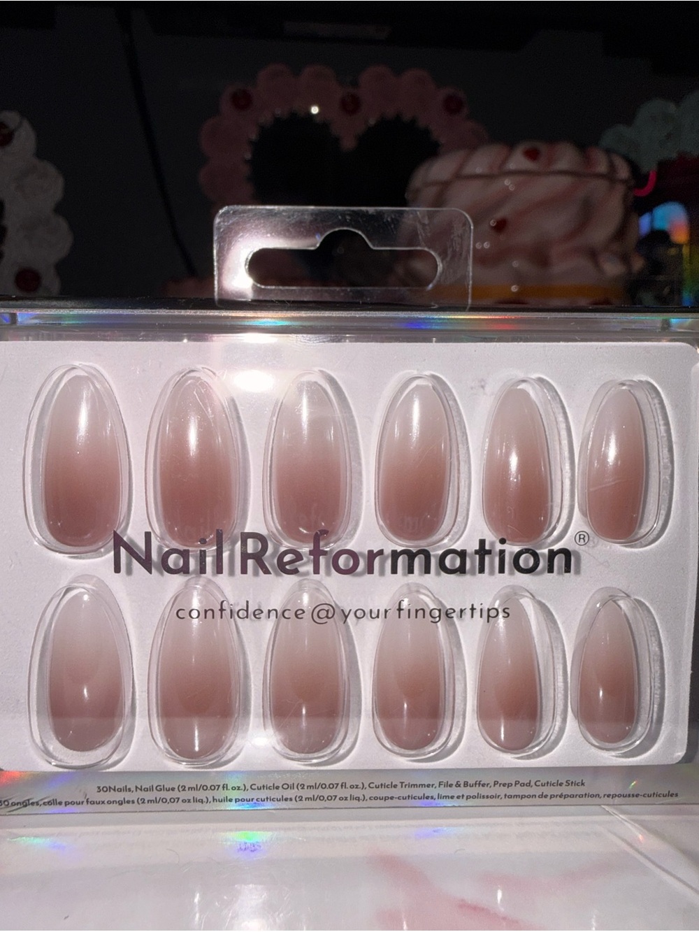 Nail Reformation Brown to Clear Ombre Press On Nails